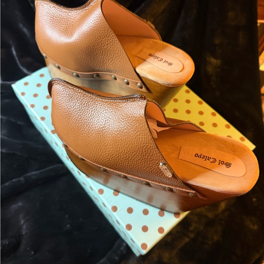 LEATHER CLOGS